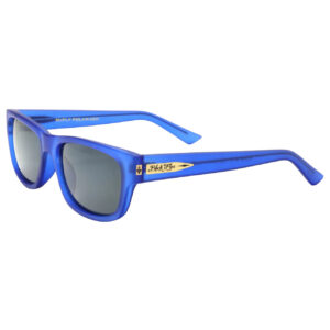 Matte Crystal Blue w/ Smoke Polarized Lens