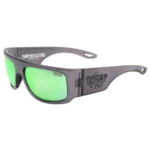 Crystal Grey w/ Green Mirror Polarized Lens